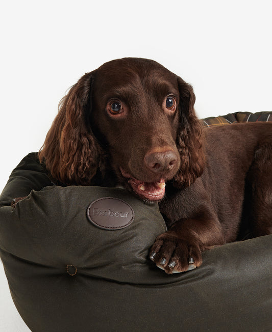 Barbour Wax/Cotton Dog Bed 30in