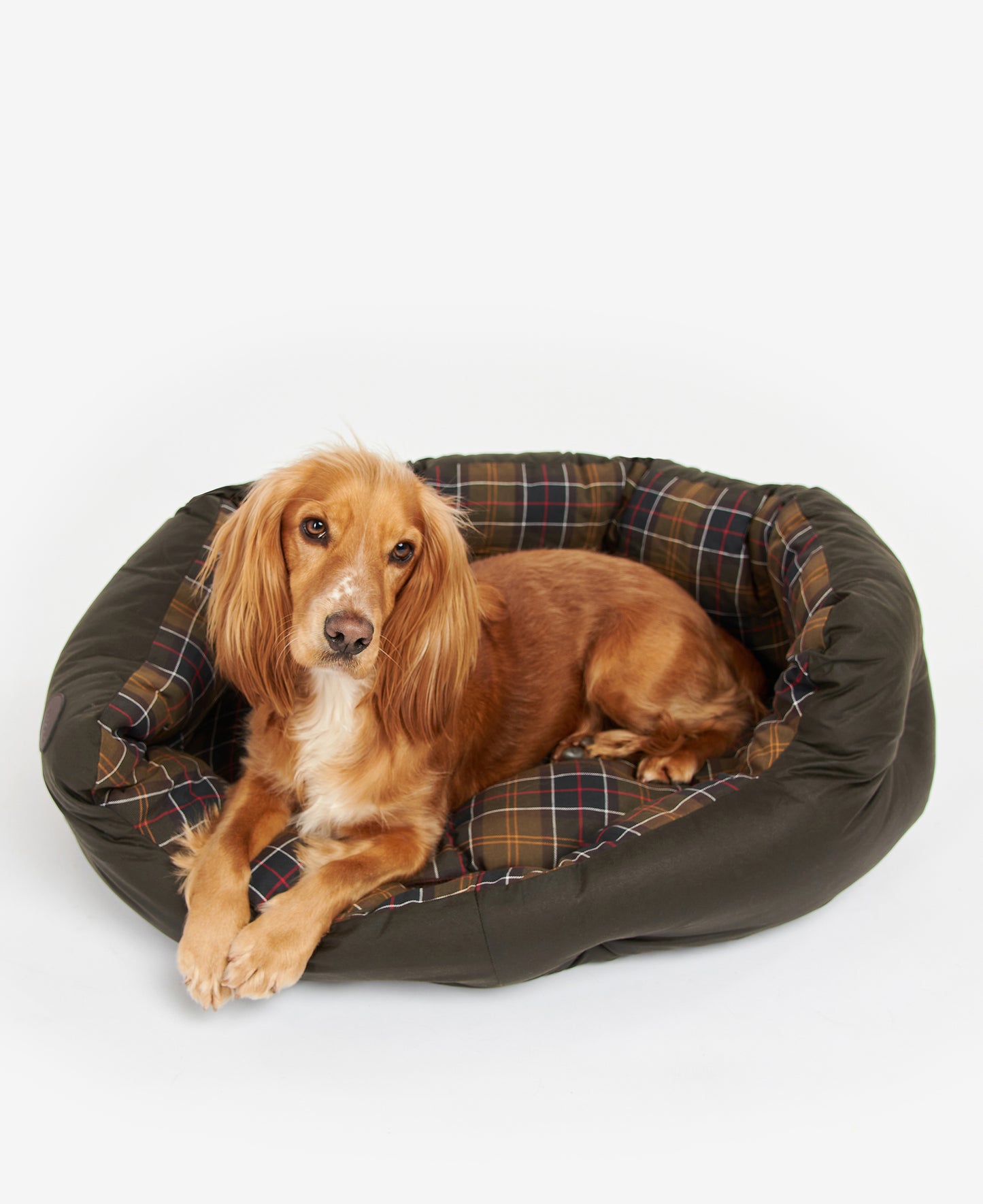 Barbour Wax/Cotton Dog Bed 35in