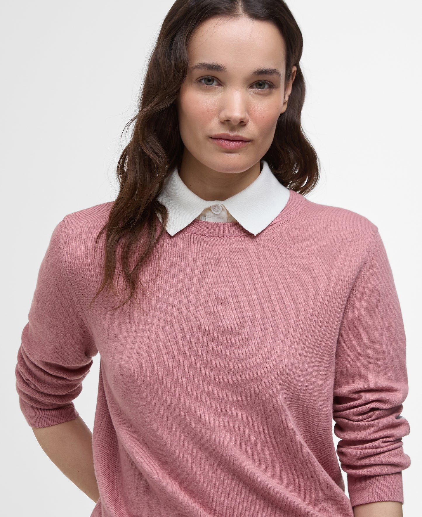 Barbour Lavender Knitted Jumper