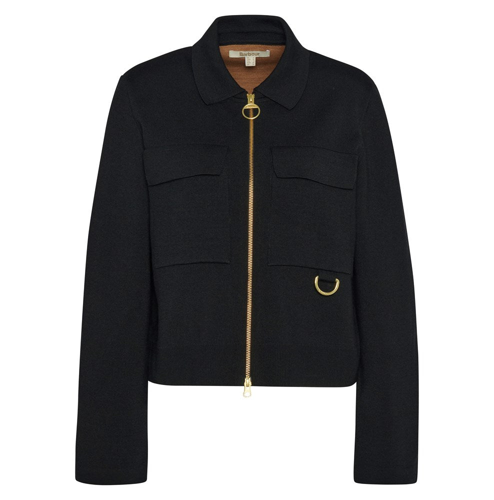 Barbour Alma Knitted Zip Through Cardigan