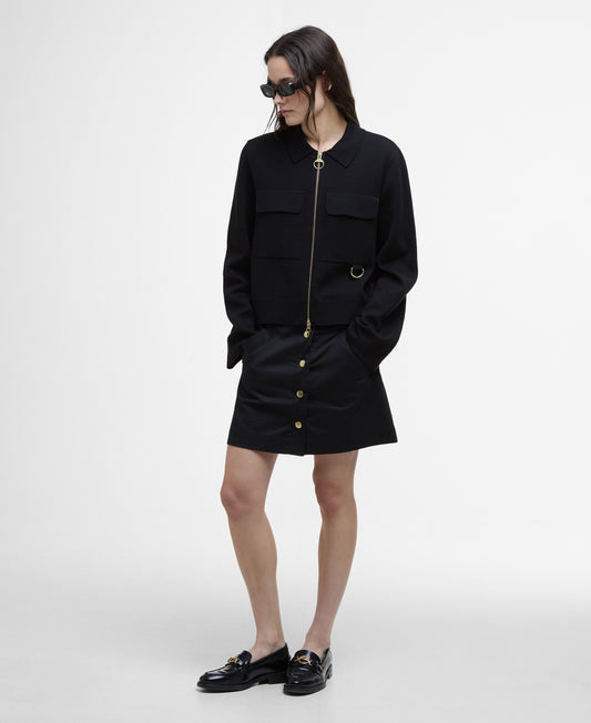 Barbour Alma Knitted Zip Through Cardigan