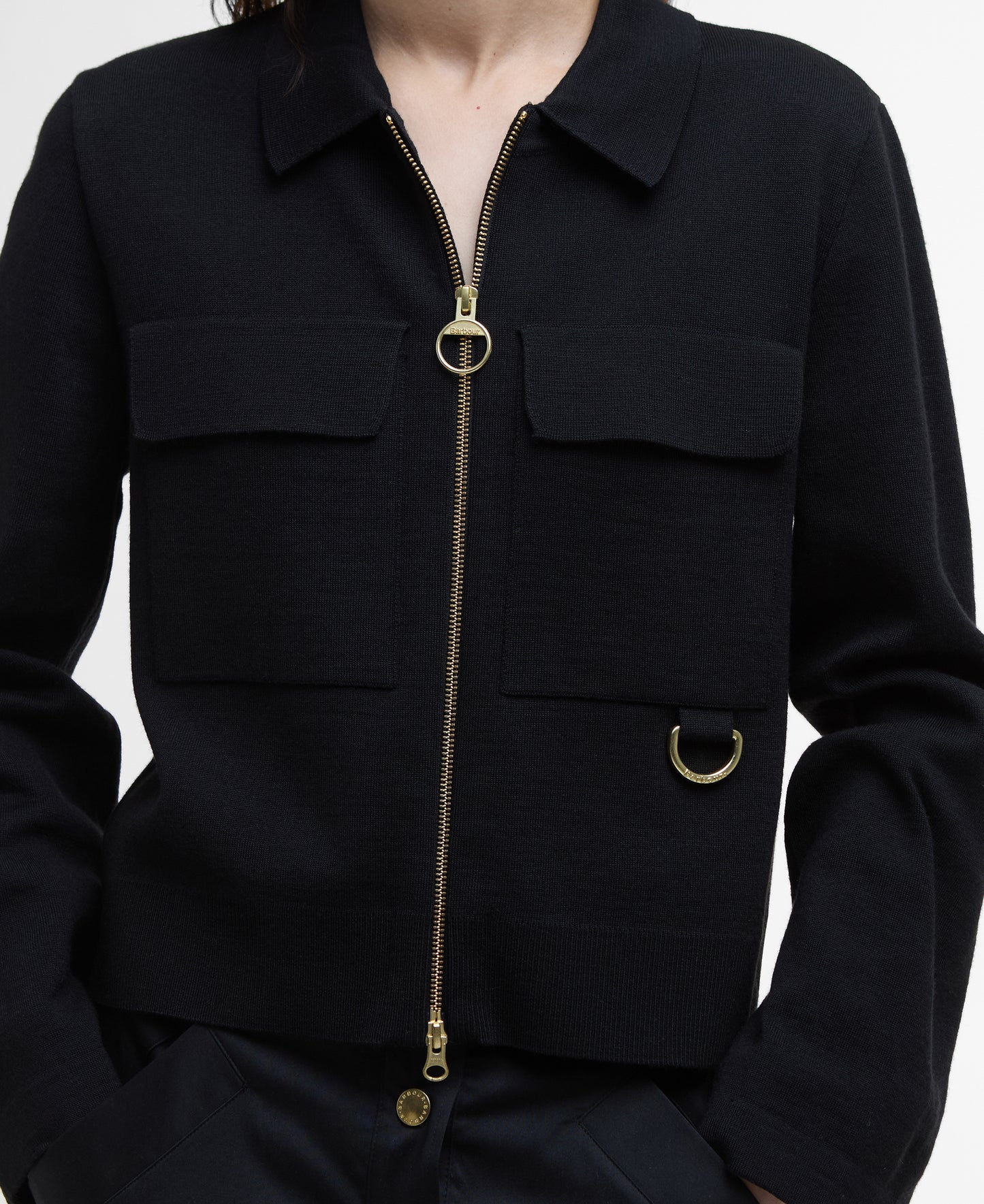 Barbour Alma Knitted Zip Through Cardigan
