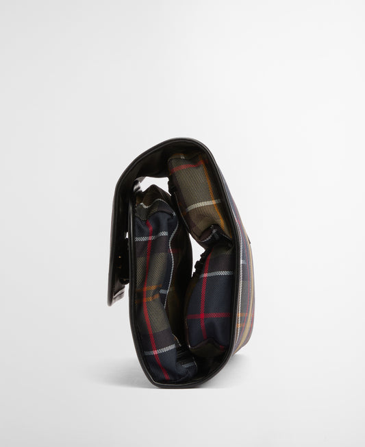 Barbour Tartan Hanging Washbag