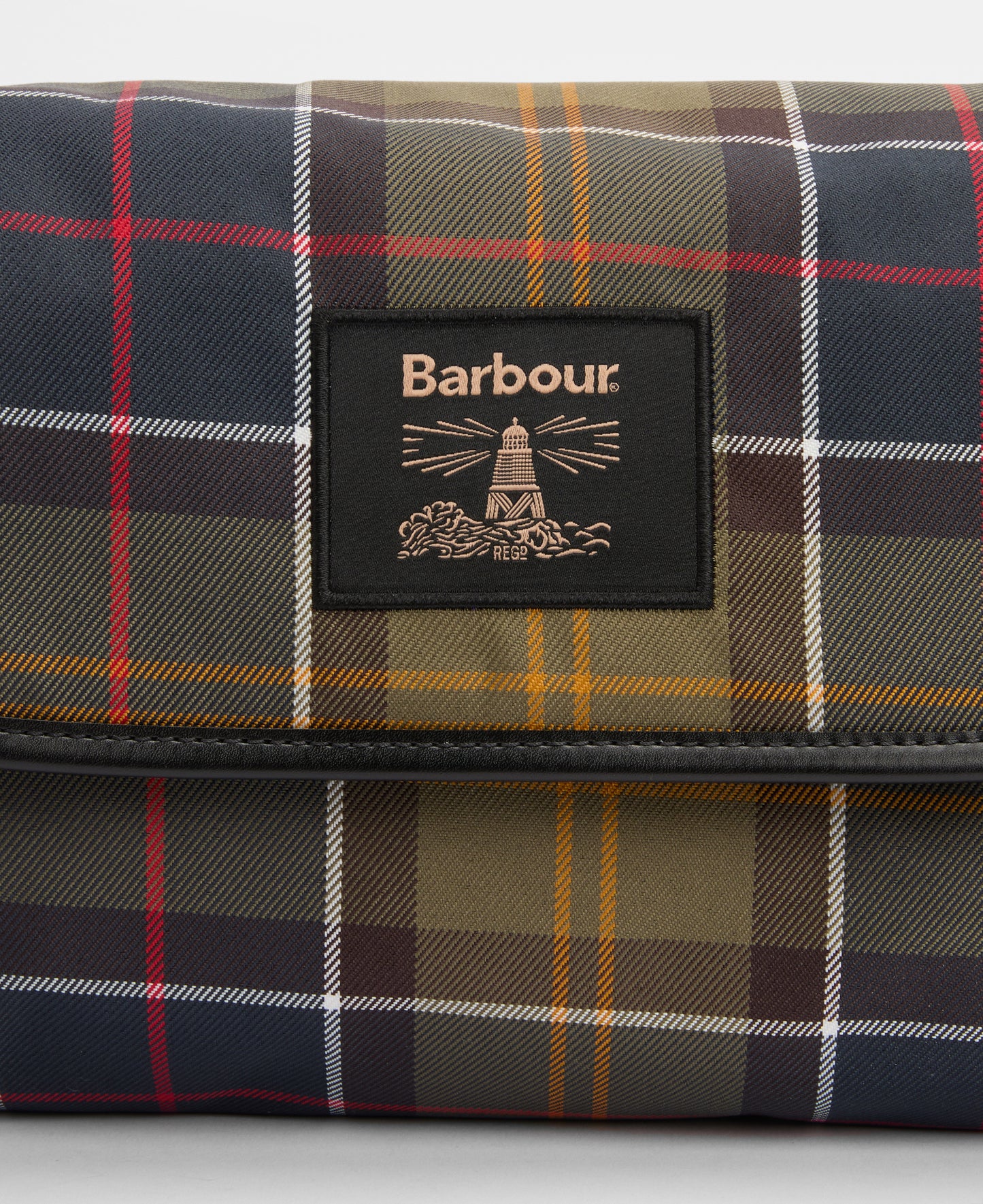 Barbour Tartan Hanging Washbag
