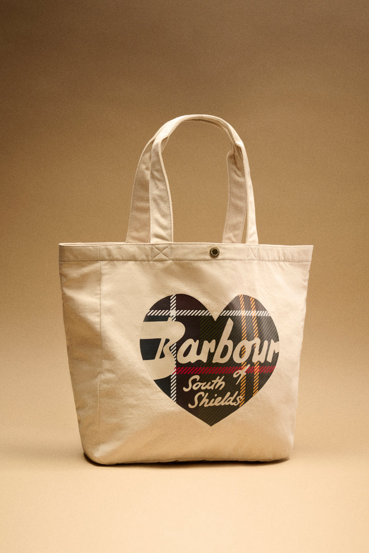 Barbour Heart Tote Bag