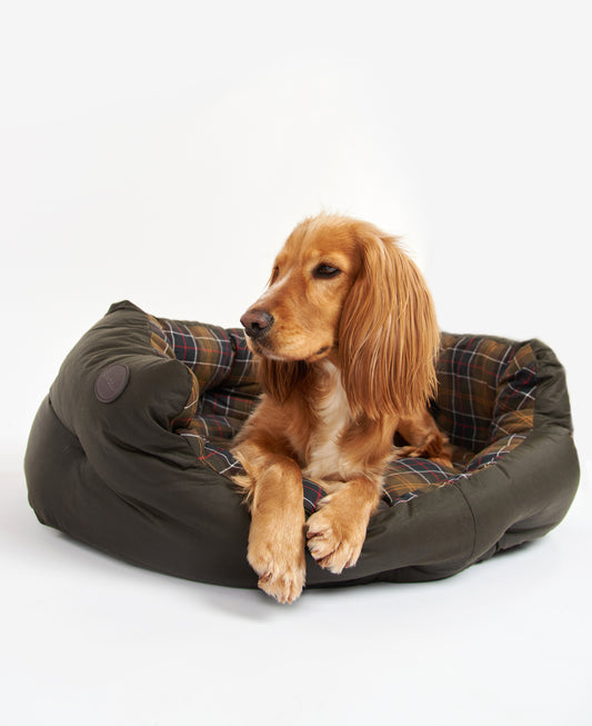 Barbour Wax/Cotton Dog Bed 35in
