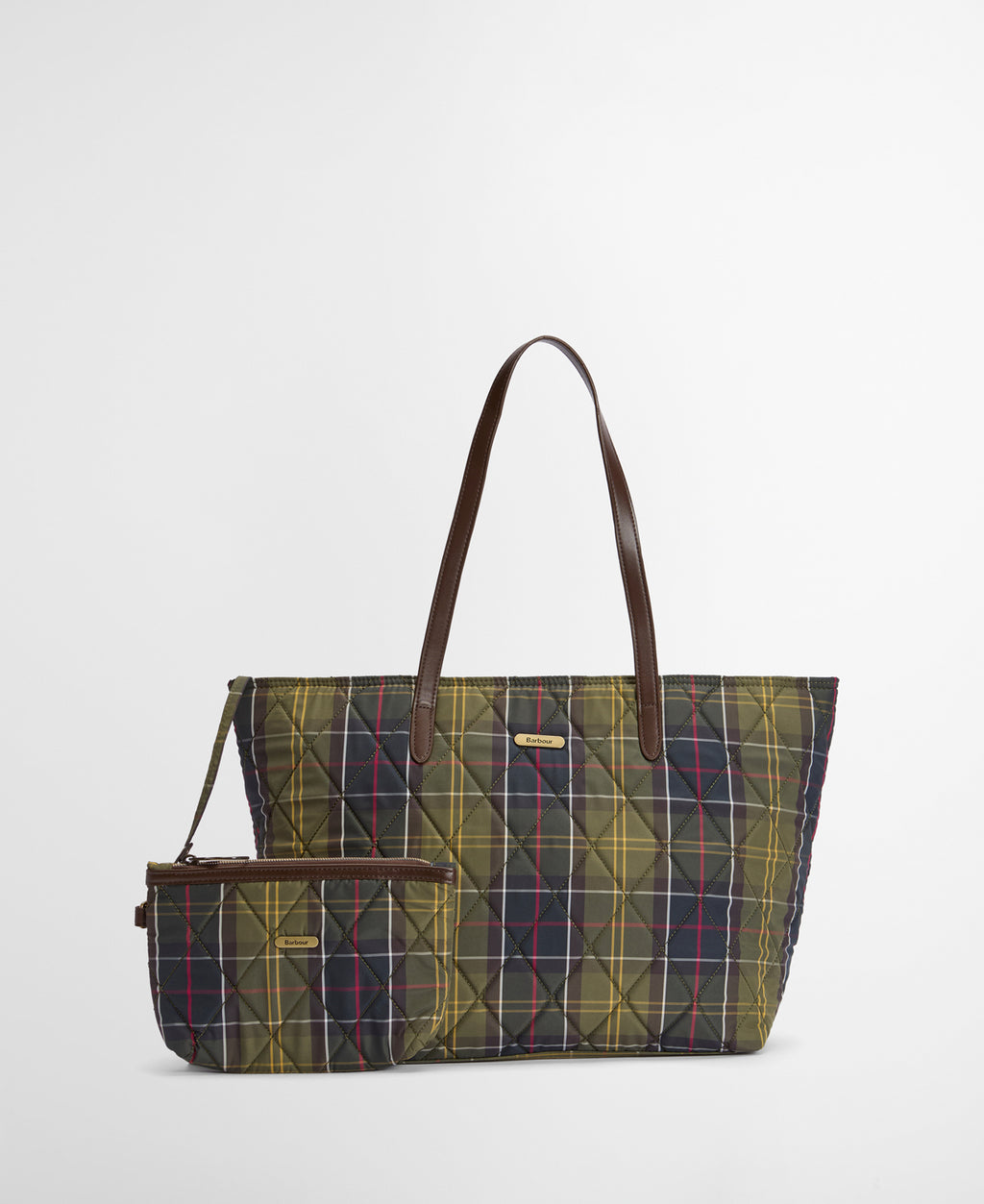 Barbour Wetherham Quilted Tartan Bag