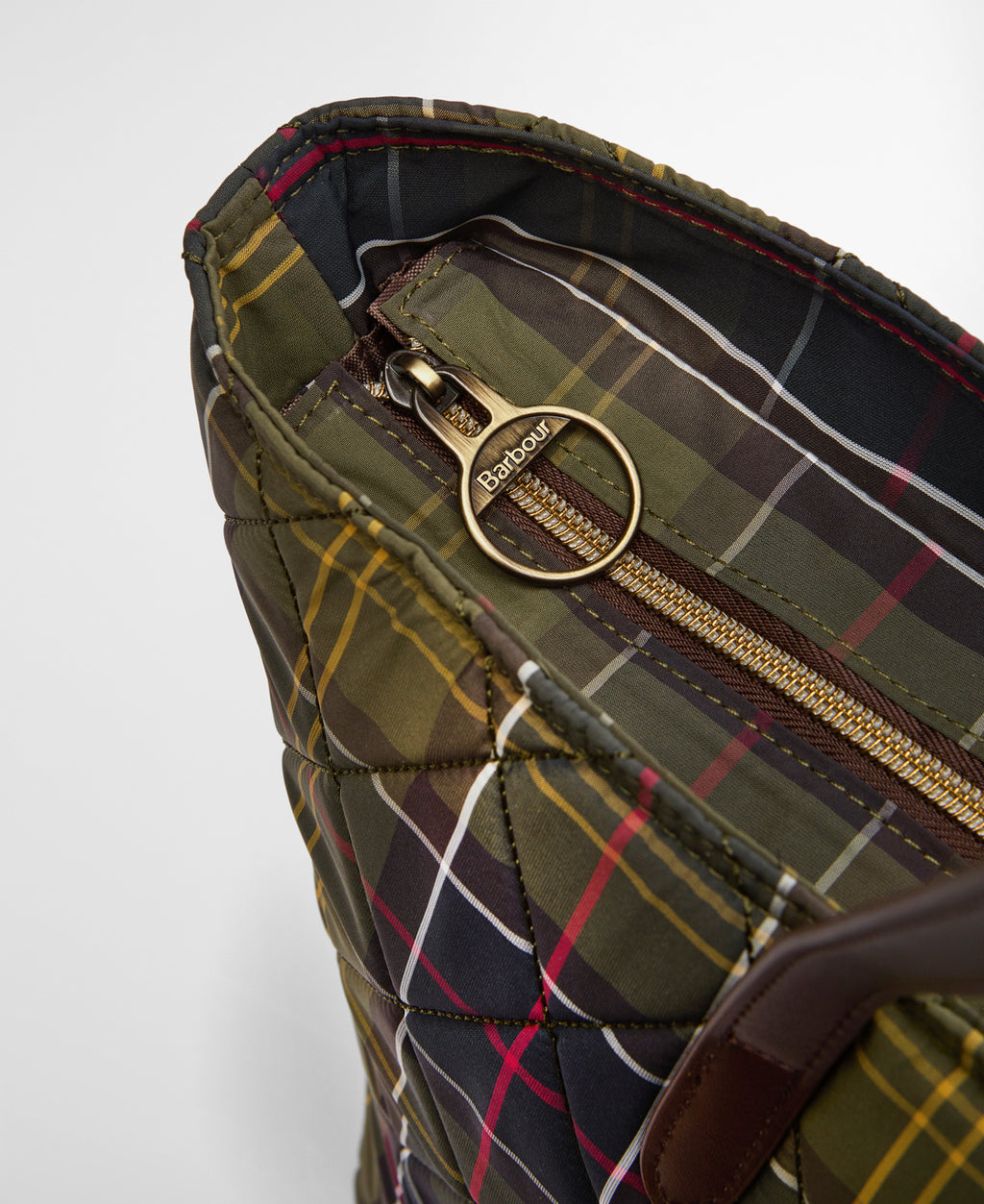 Barbour Wetherham Quilted Tartan Bag