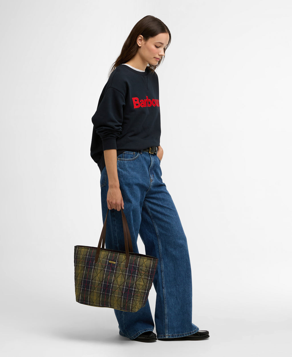 Barbour Wetherham Quilted Tartan Bag