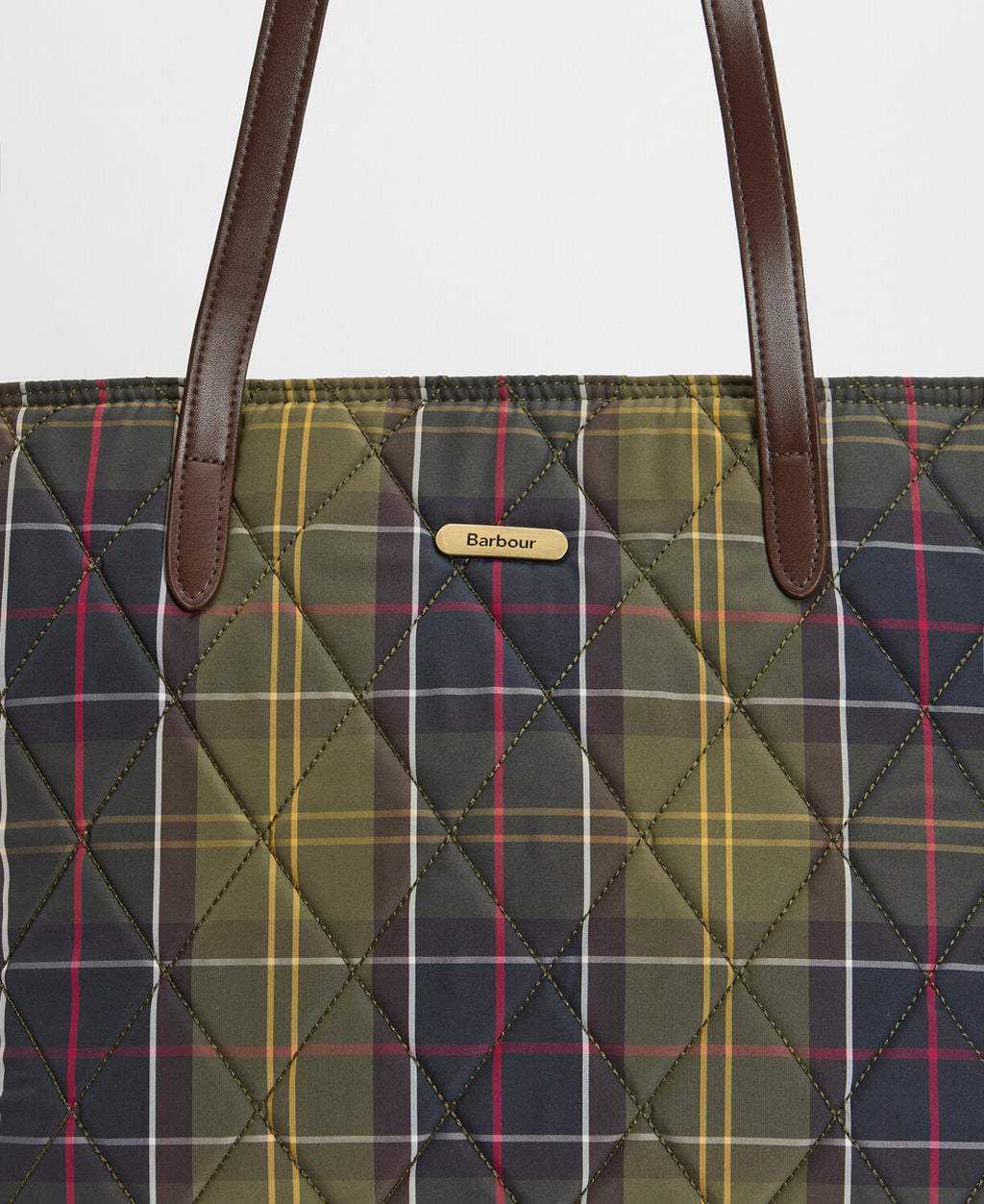 Barbour Wetherham Quilted Tartan Bag