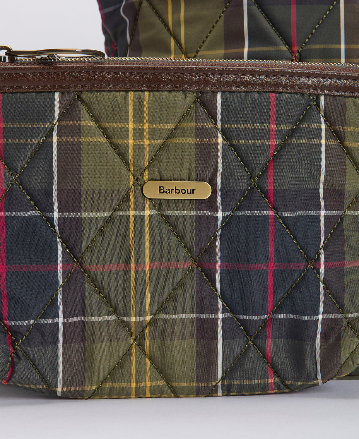 Barbour Wetherham Quilted Tartan Bag