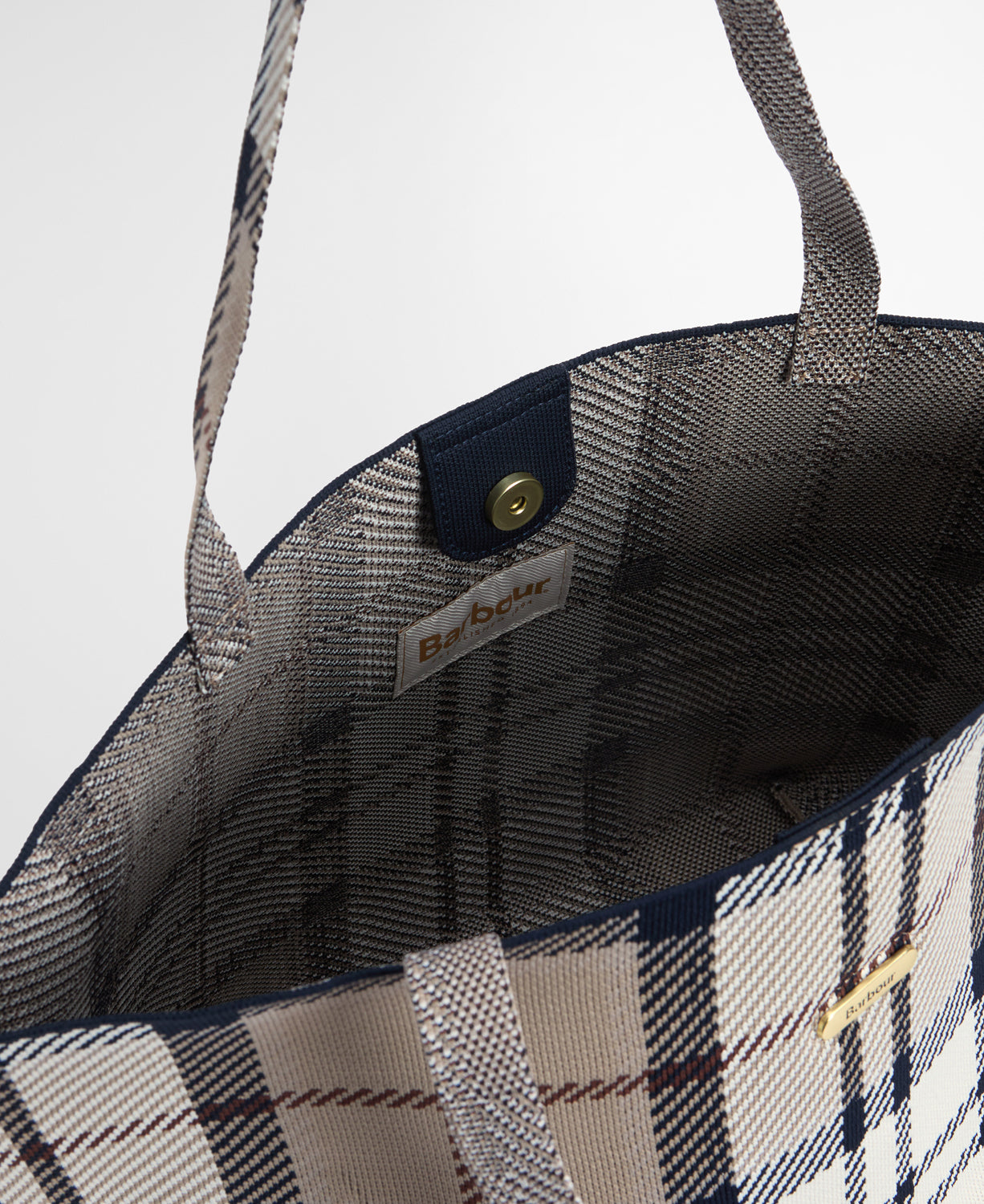 Barbour Layla Tartan Large Tote Bag