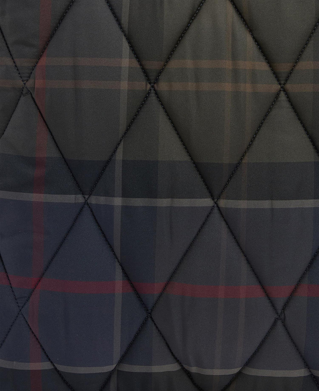 Barbour Tartan Arlene Quilted Tote Bag