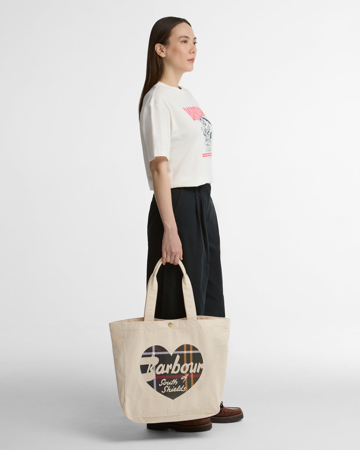 Barbour Heart Tote Bag
