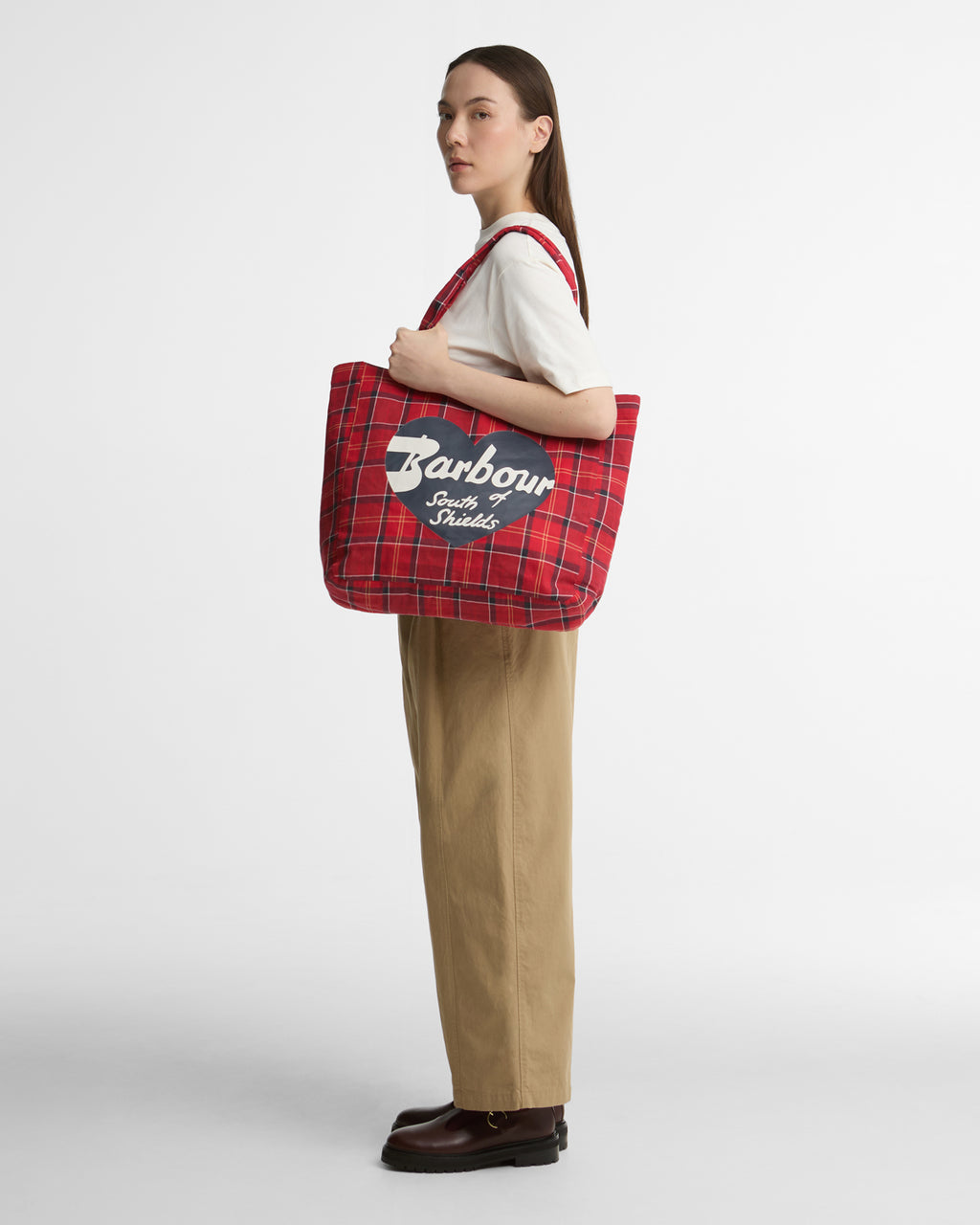Barbour Heart Tote Bag