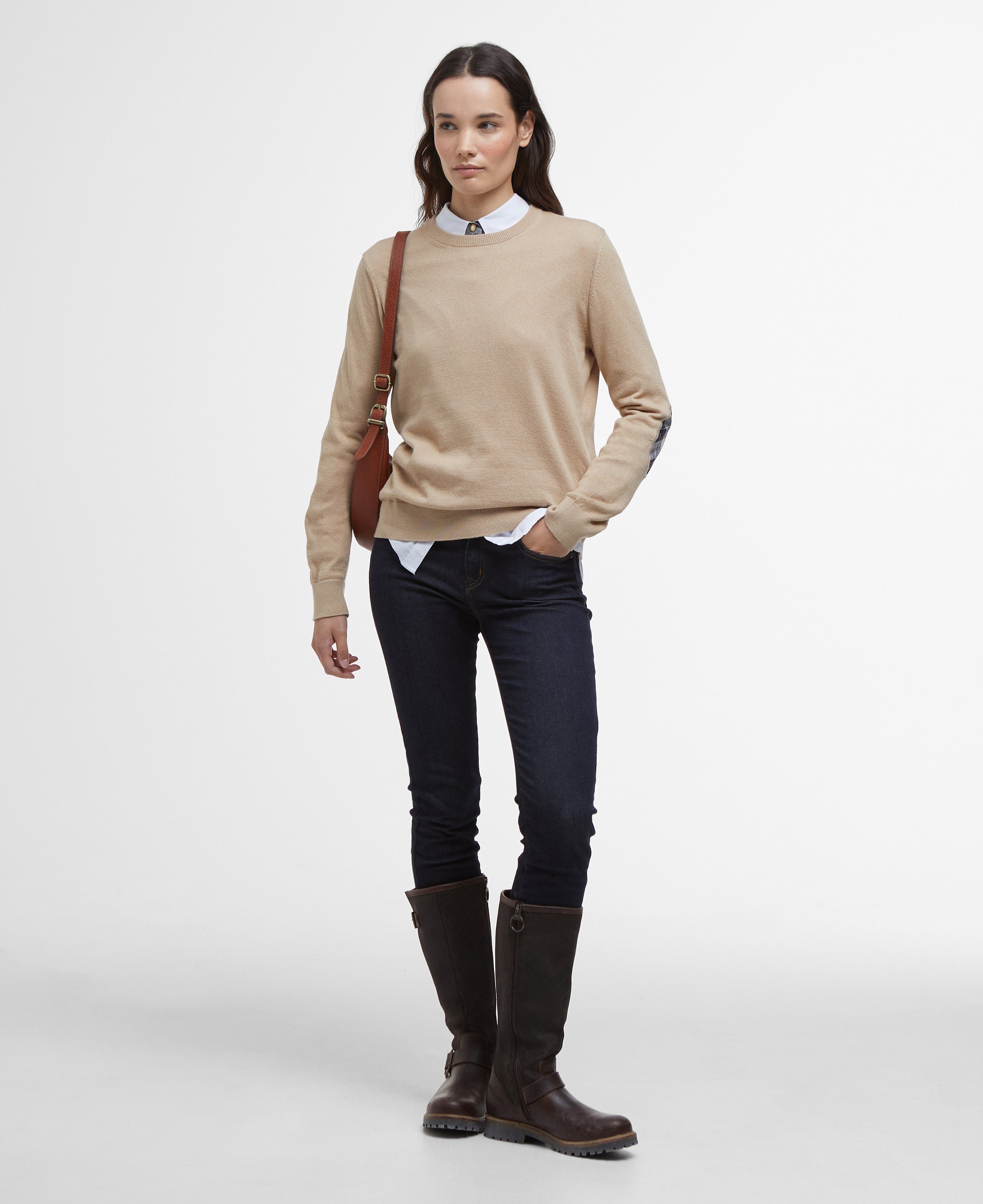 Barbour Lavender Knitted Jumper