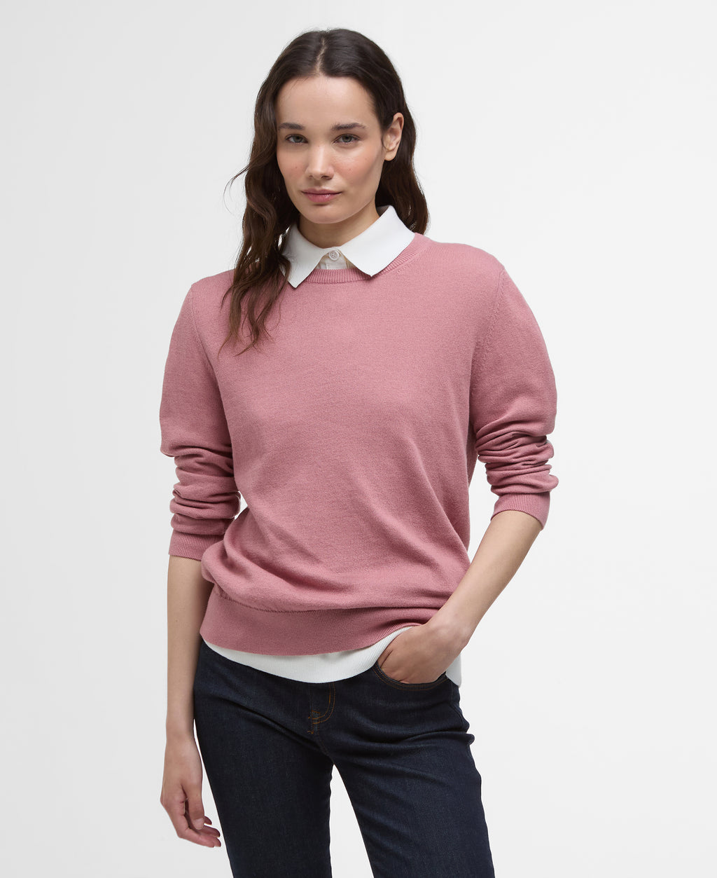 Barbour Lavender Knitted Jumper