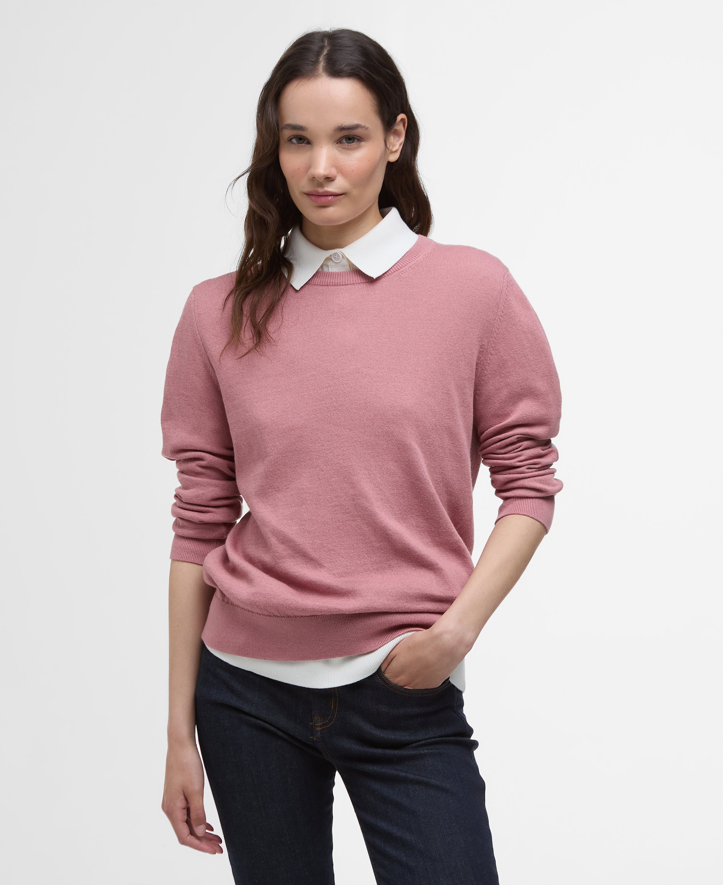 Barbour Lavender Knitted Jumper