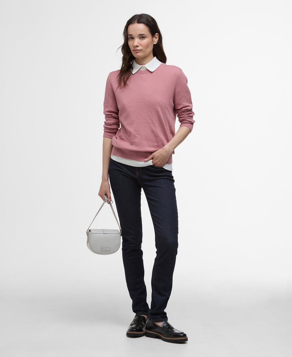 Barbour Lavender Knitted Jumper
