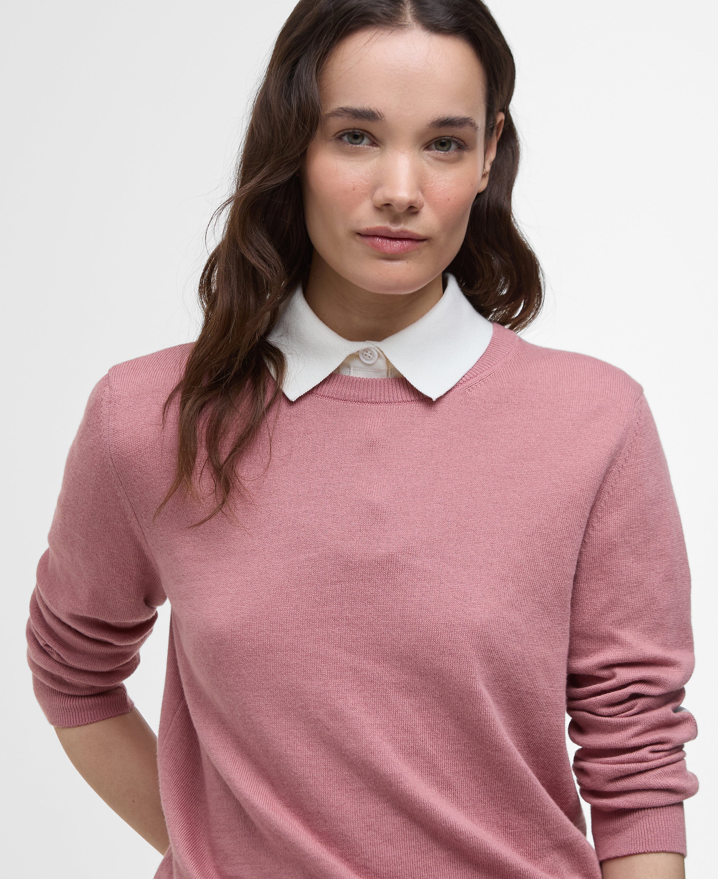 Barbour Lavender Knitted Jumper
