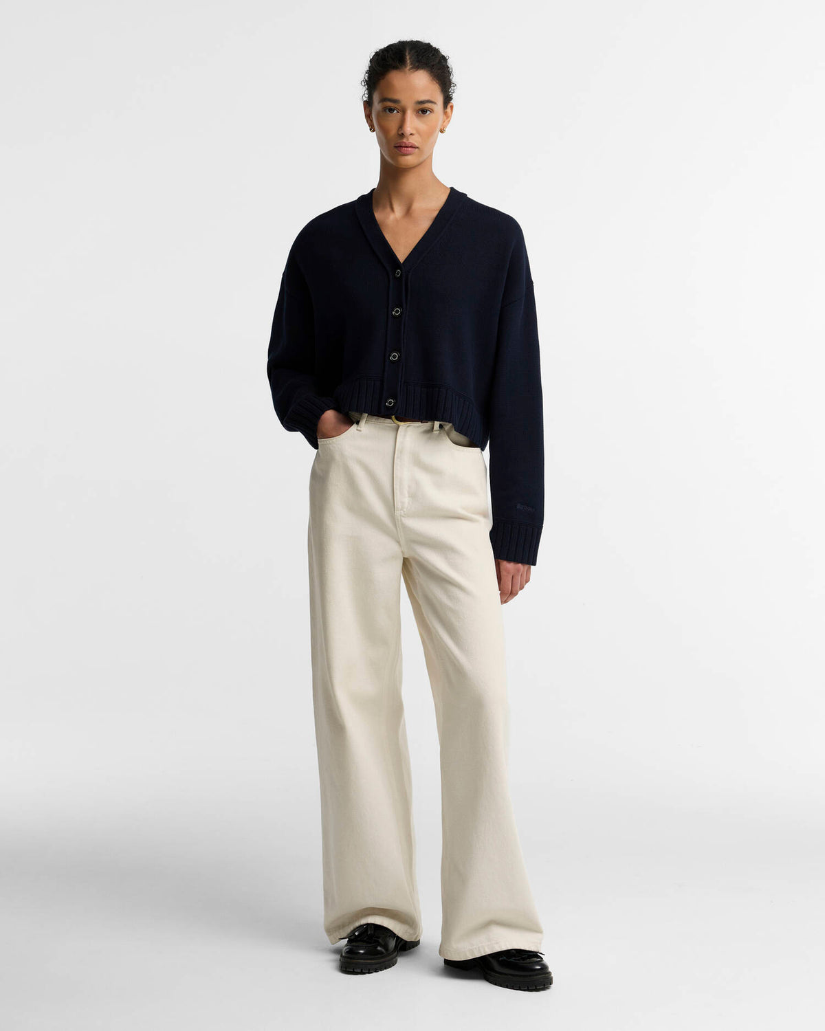 Barbour Amesbury Cotton Knitted Cardigan