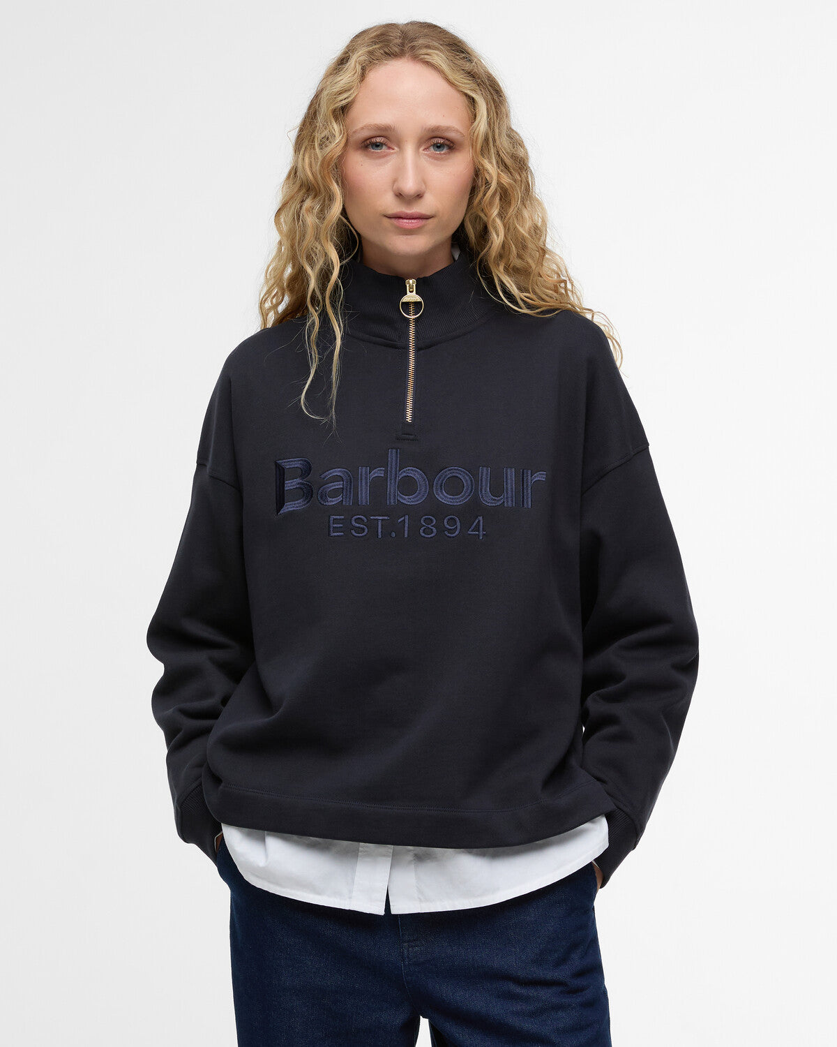 Barbour Sara Half Zip Sweatshirt