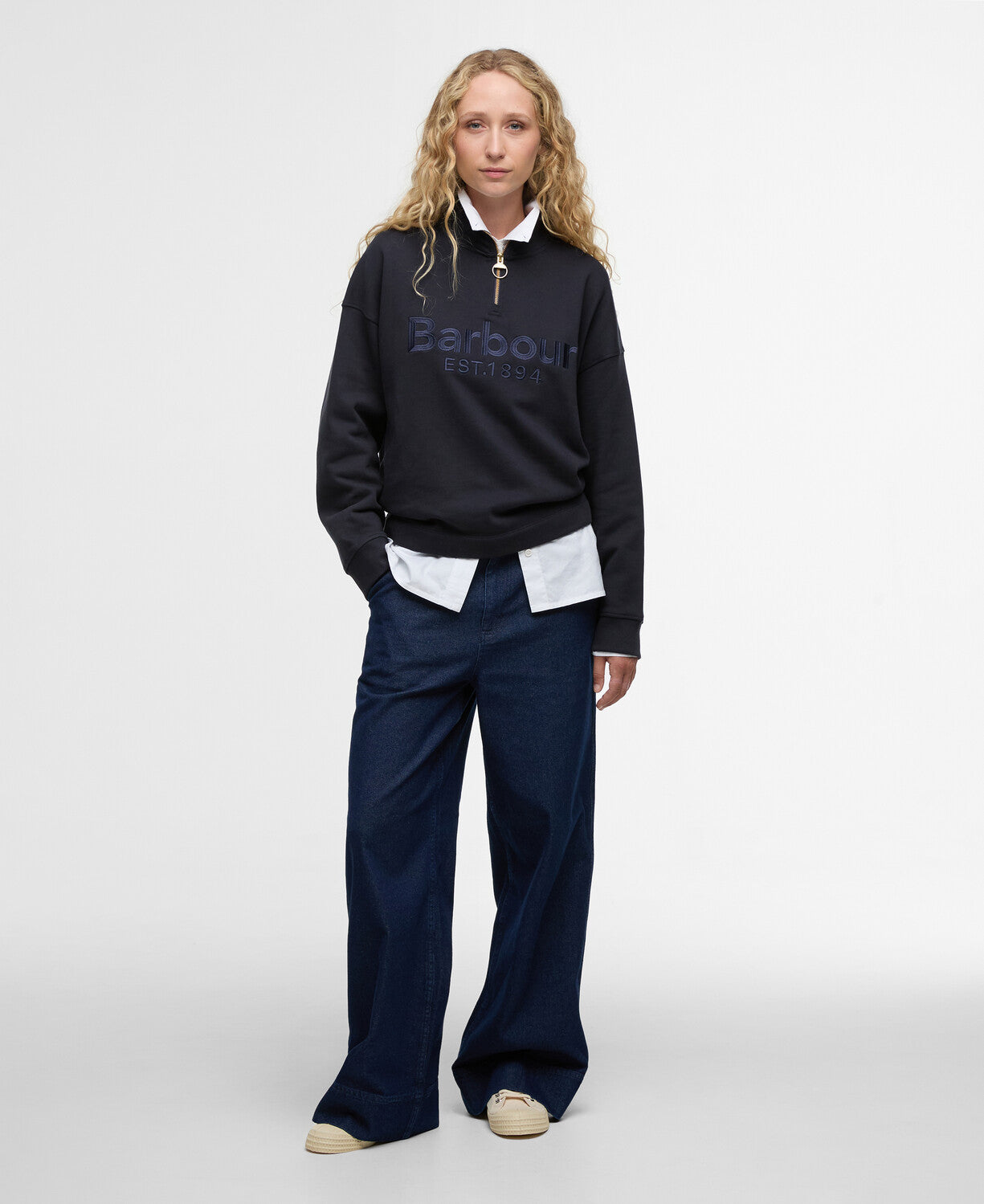 Barbour Sara Half Zip Sweatshirt