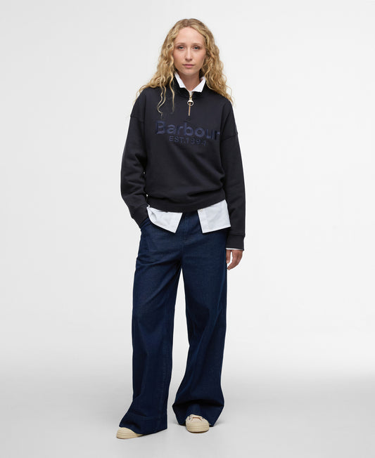 Barbour Sara Half Zip Sweatshirt