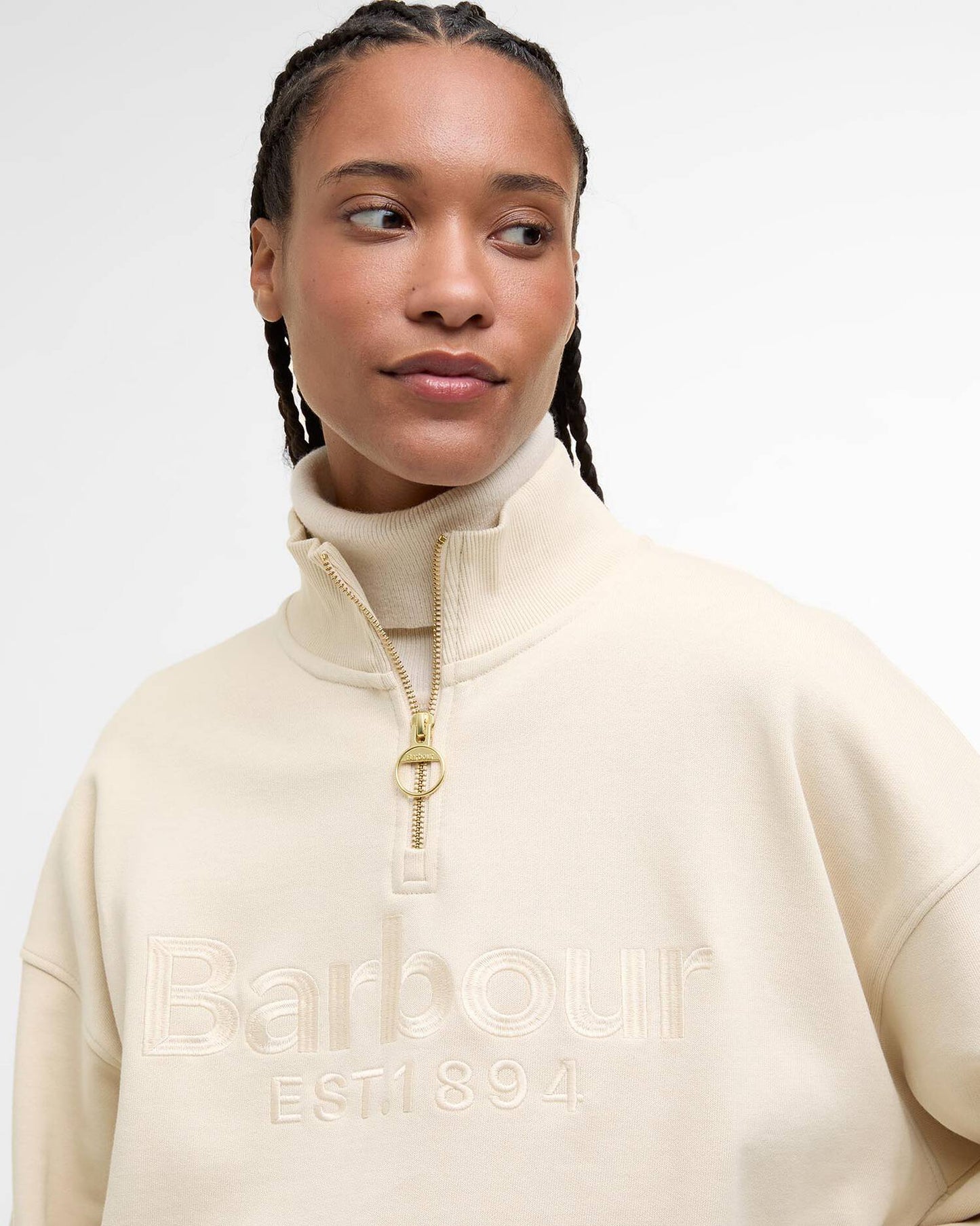 Barbour Sara Half Zip Sweatshirt