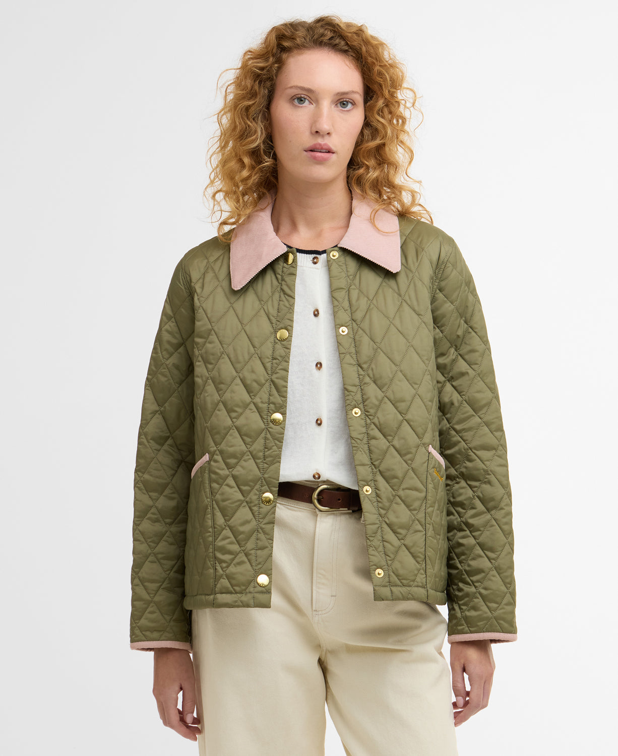 Barbour Icons Cropped Liddesdale Quilted Jacket