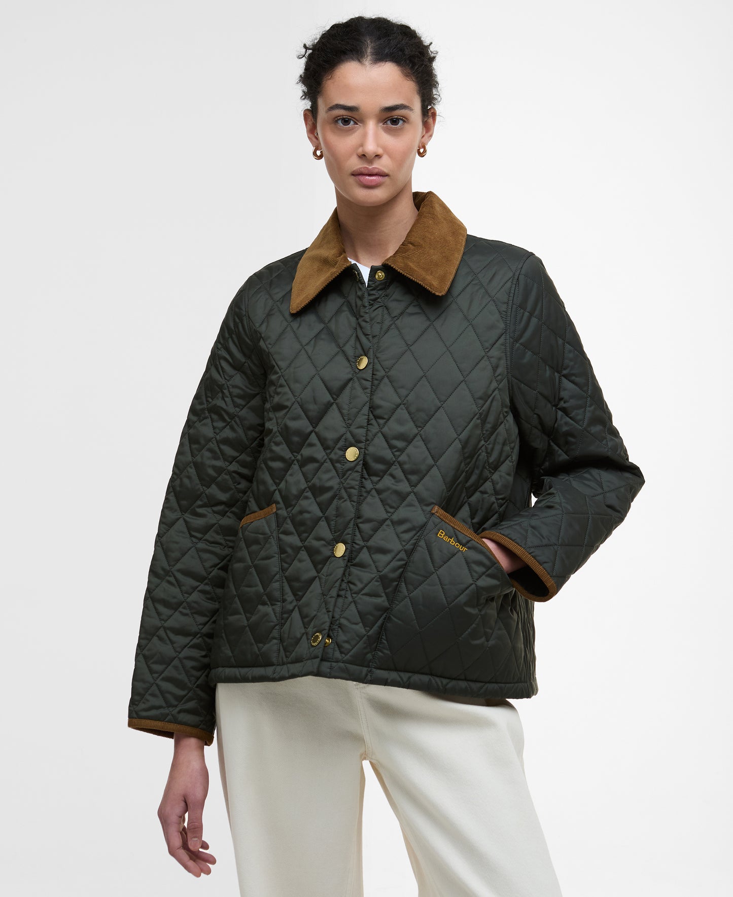 Barbour Icons Cropped Liddesdale Quilted Jacket