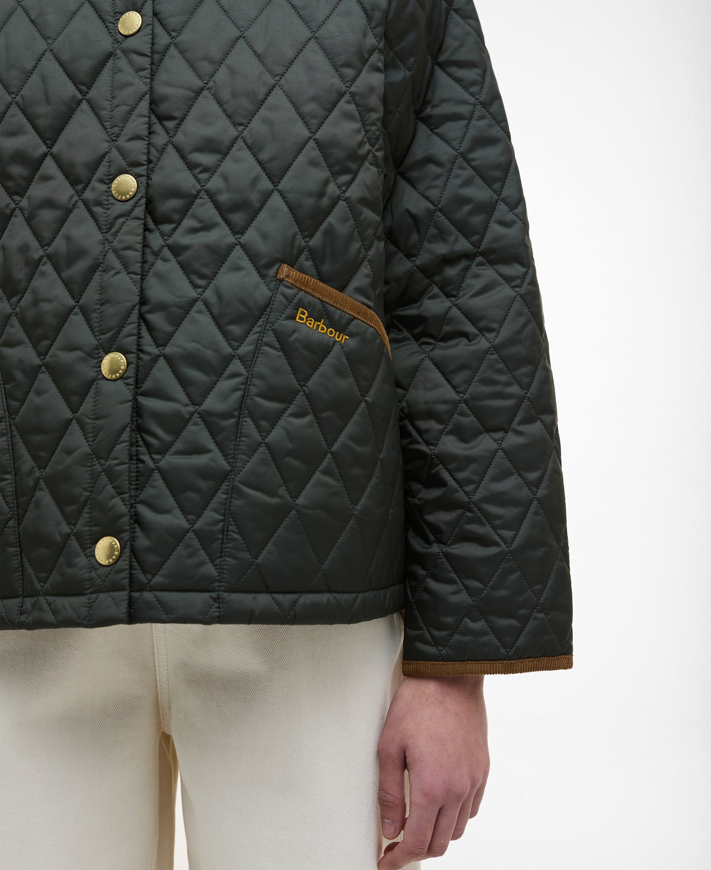 Barbour Icons Cropped Liddesdale Quilted Jacket