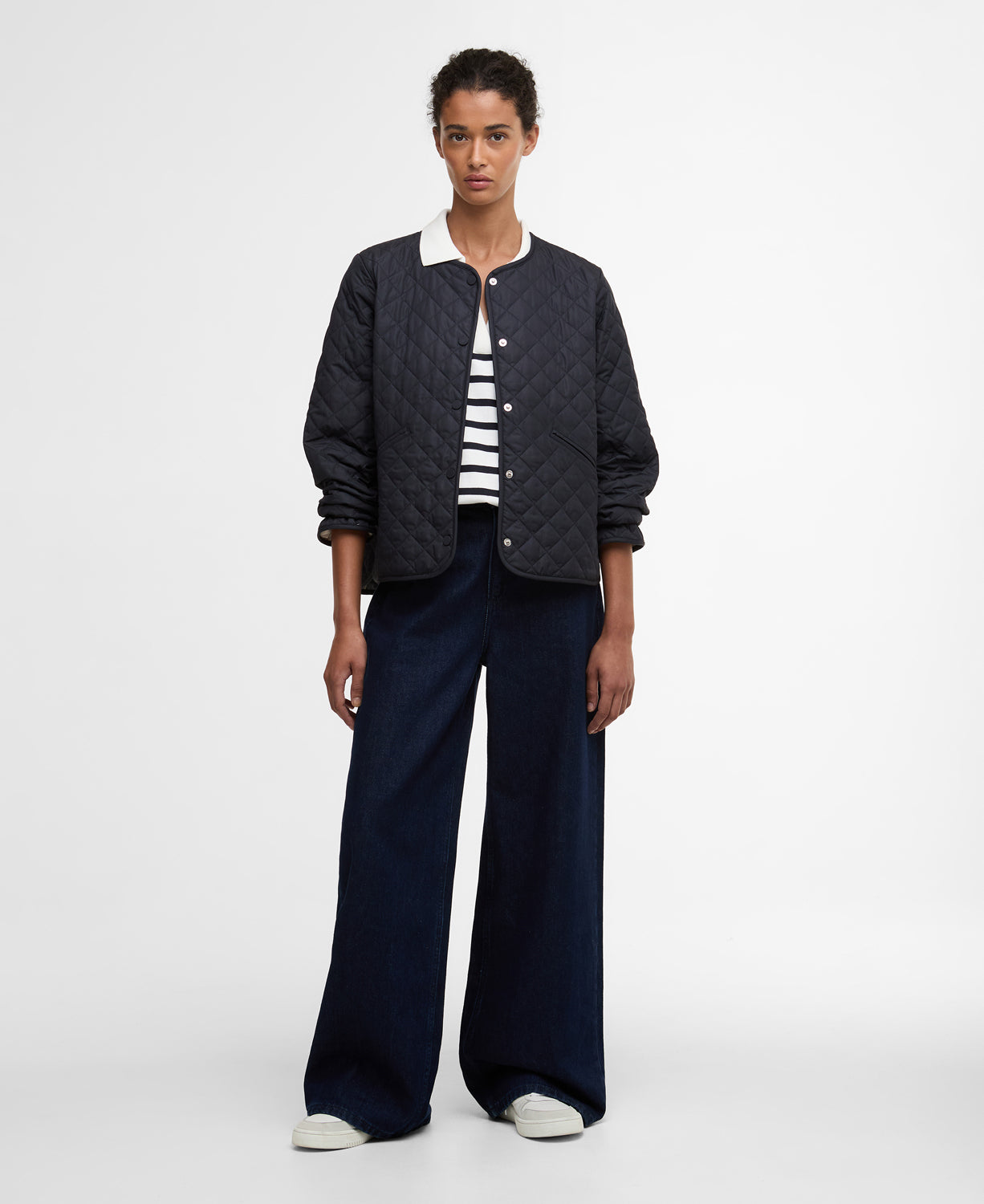 Barbour Cashel Collarless Quilted Jacket