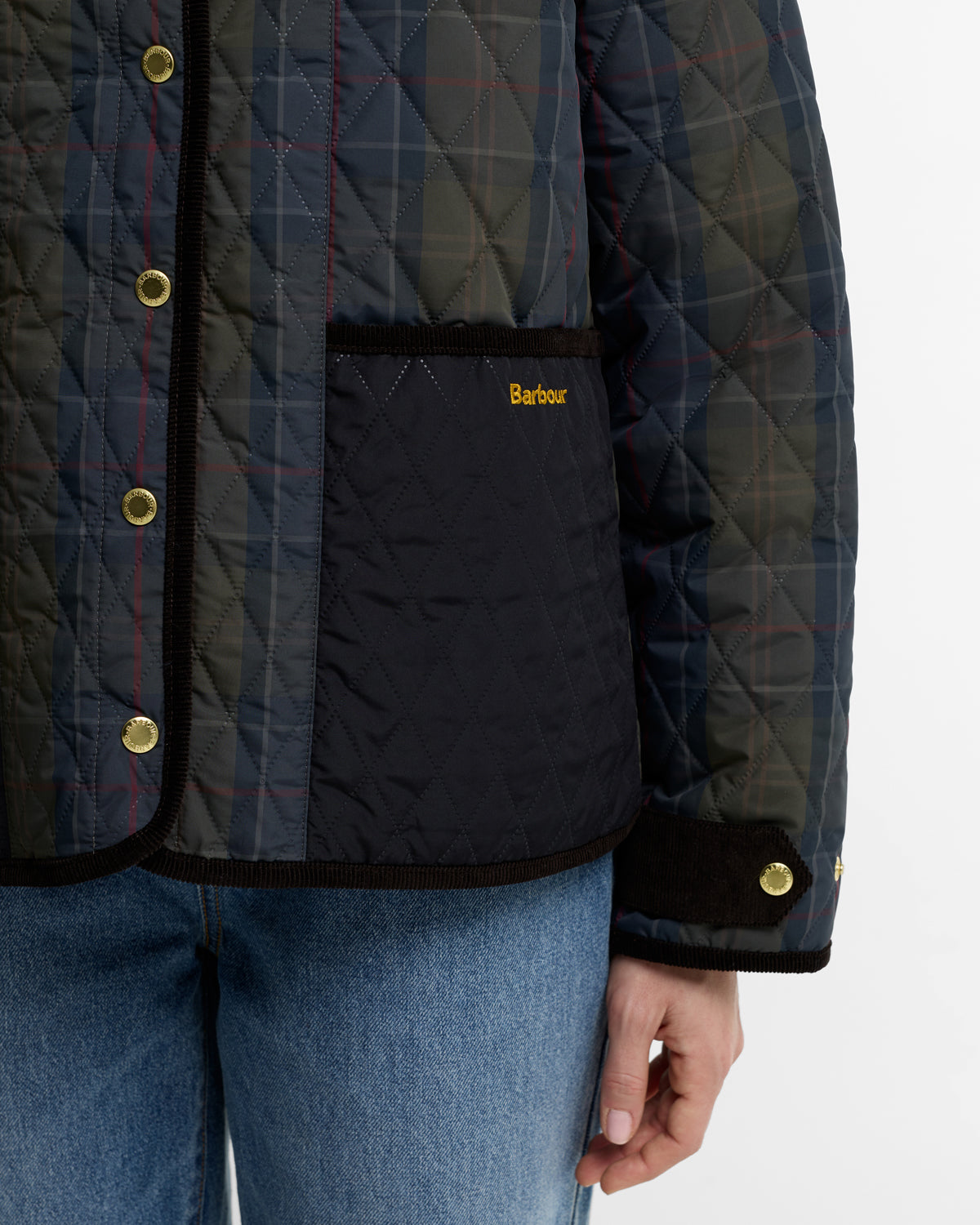 Barbour Ainsdale Checked Quilted Jacket