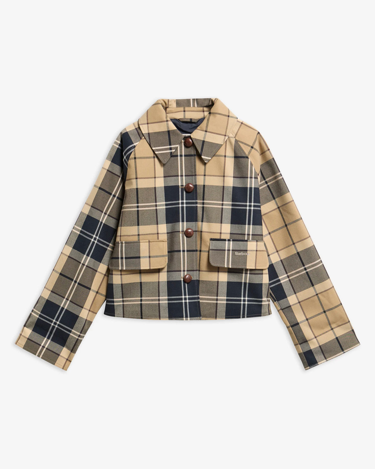 Barbour Delilah Tartan Showerproof Jacket