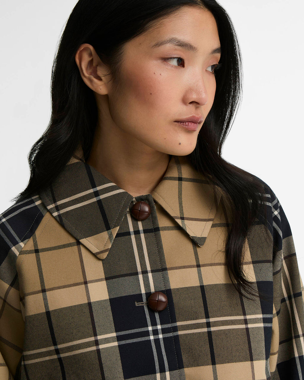 Barbour Delilah Tartan Showerproof Jacket