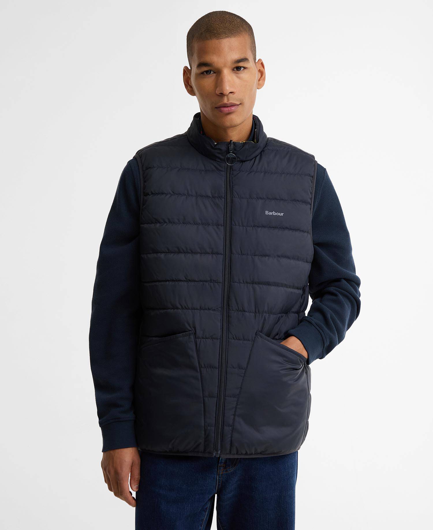 Barbour Reversible Tartan Puffer Gilet