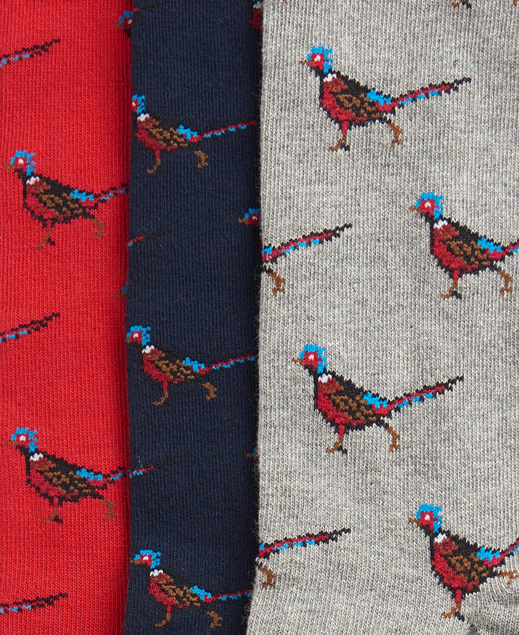 Barbour Pheasant Socks Gift Box