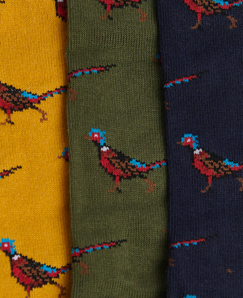 Barbour Pheasant Socks Gift Box