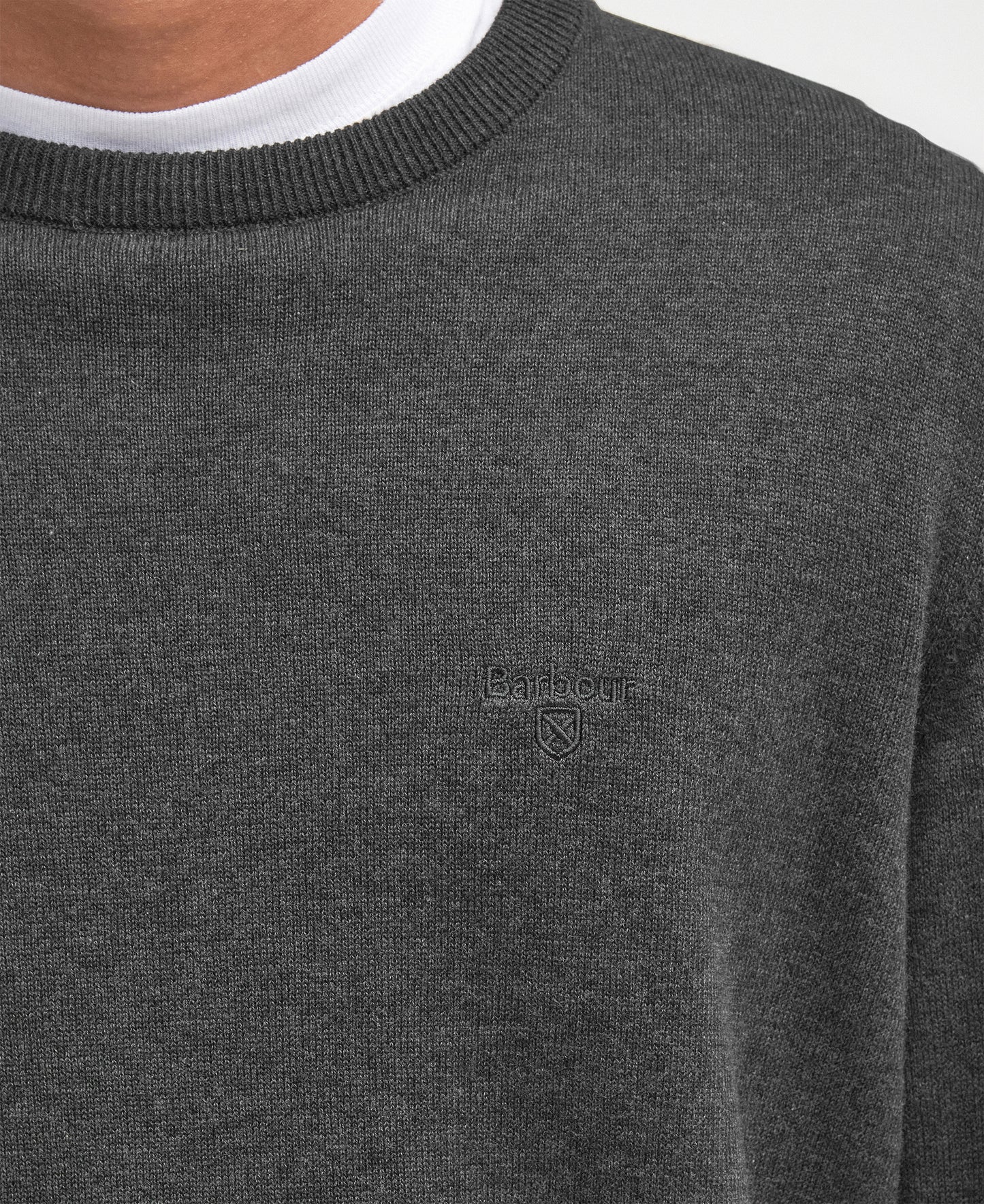 Barbour Pima Cotton Crew Neck Sweater