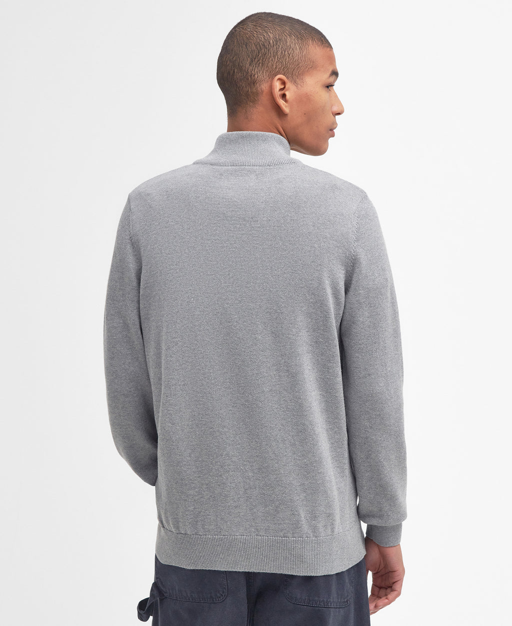 Barbour Cotton Half Zip Knitted Jumper