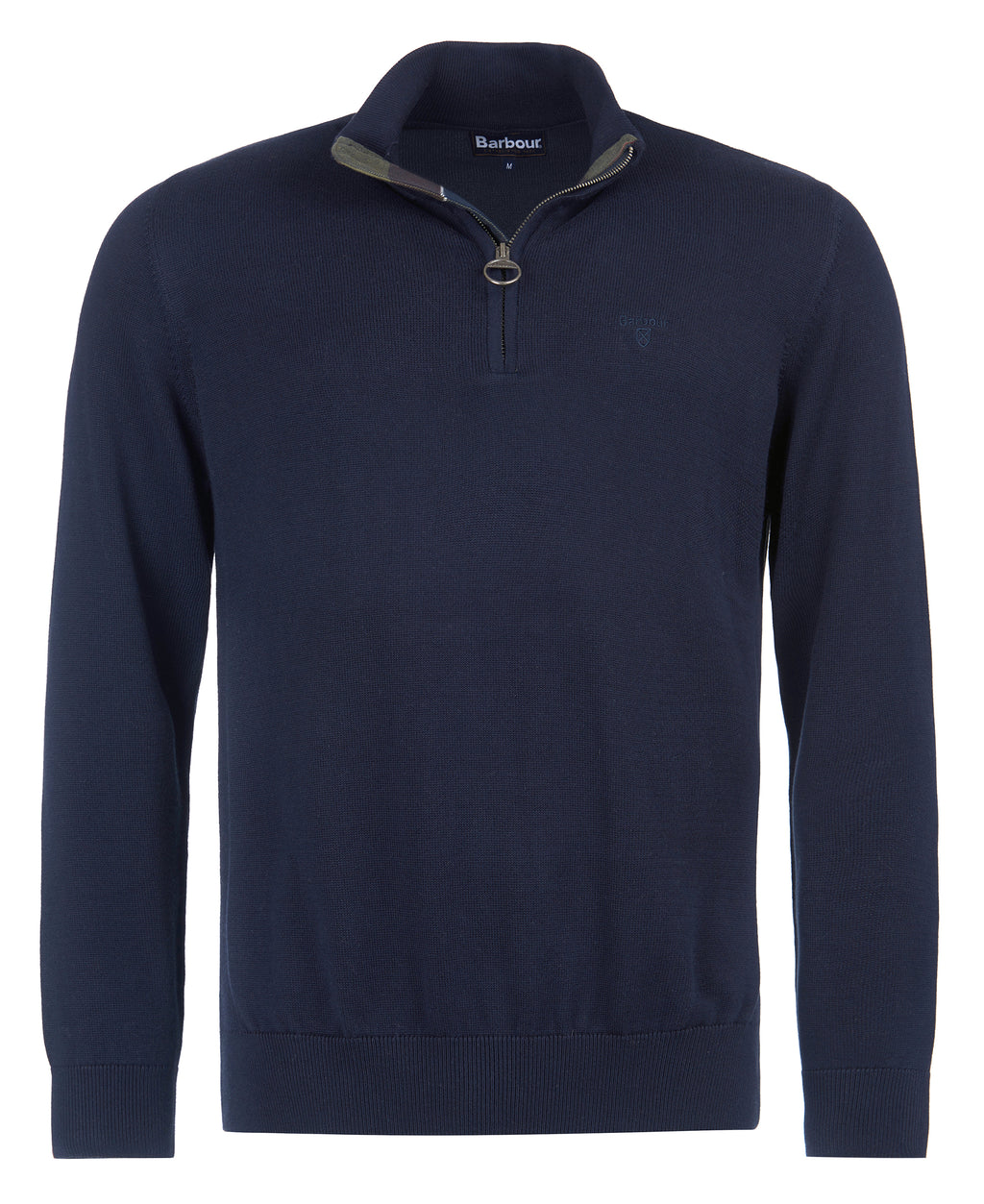 Barbour Cotton Half Zip Knitted Jumper