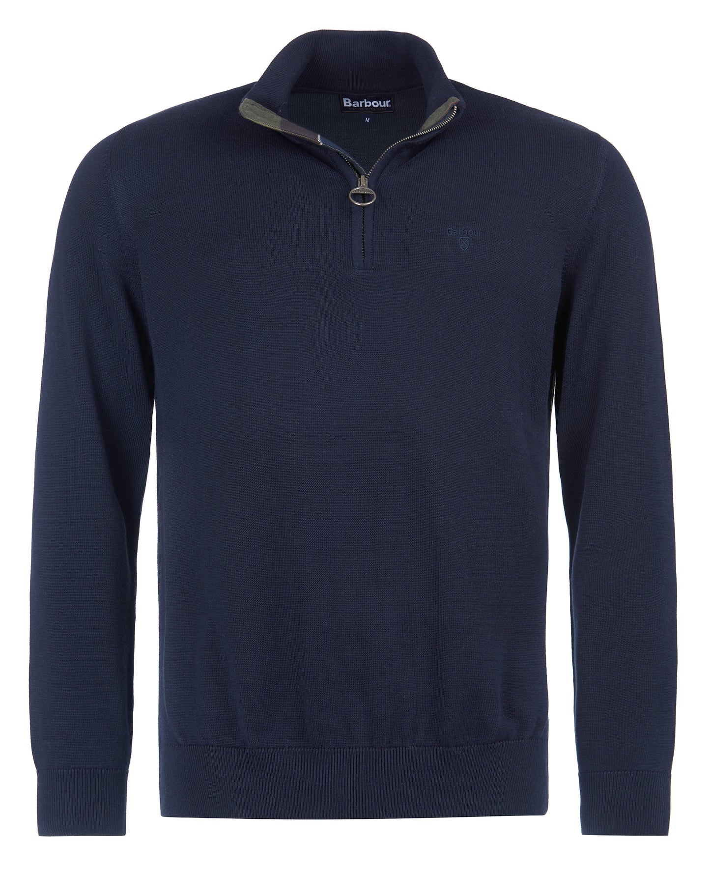 Barbour Cotton Half Zip Knitted Jumper