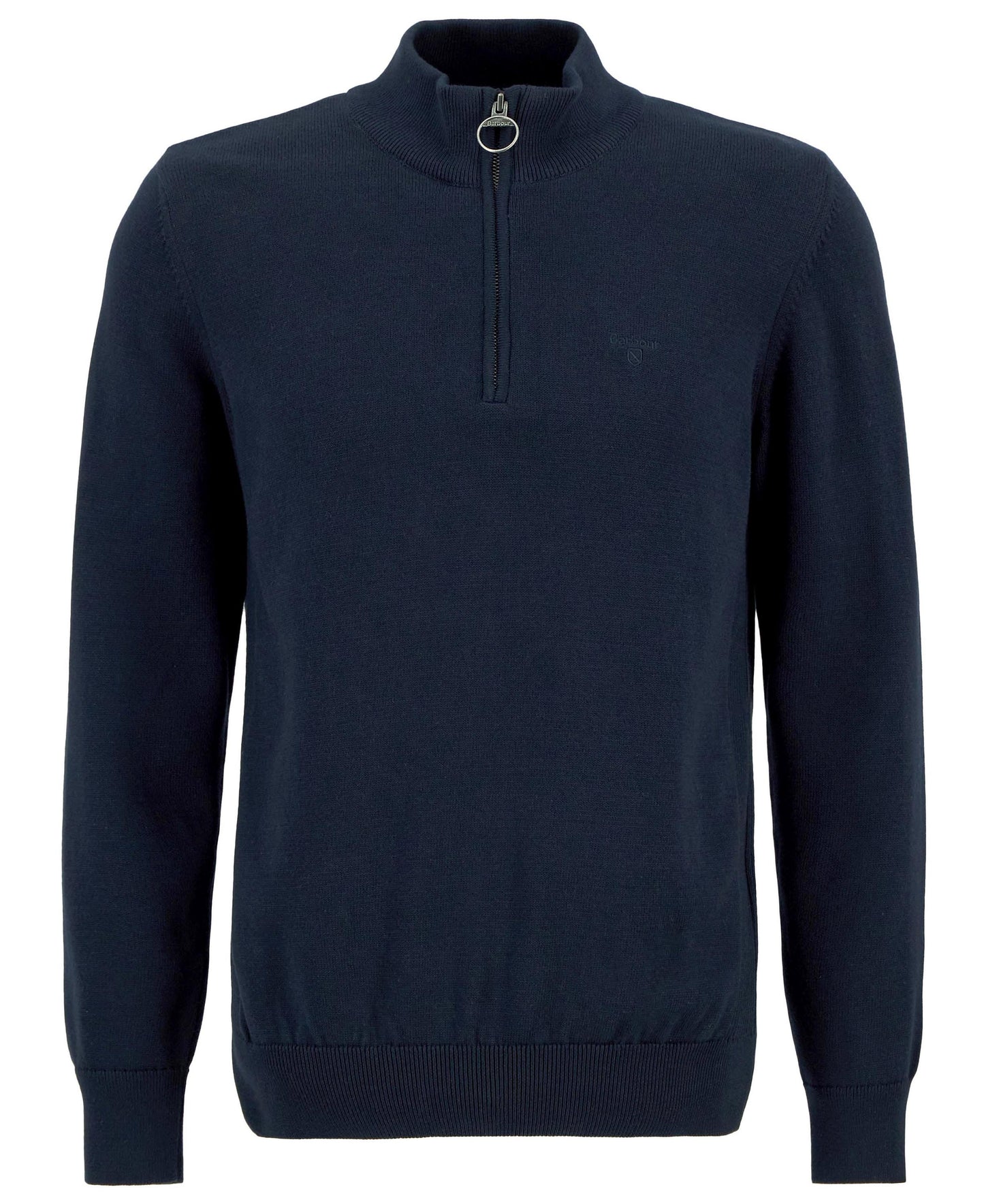 Barbour Cotton Half Zip Knitted Jumper