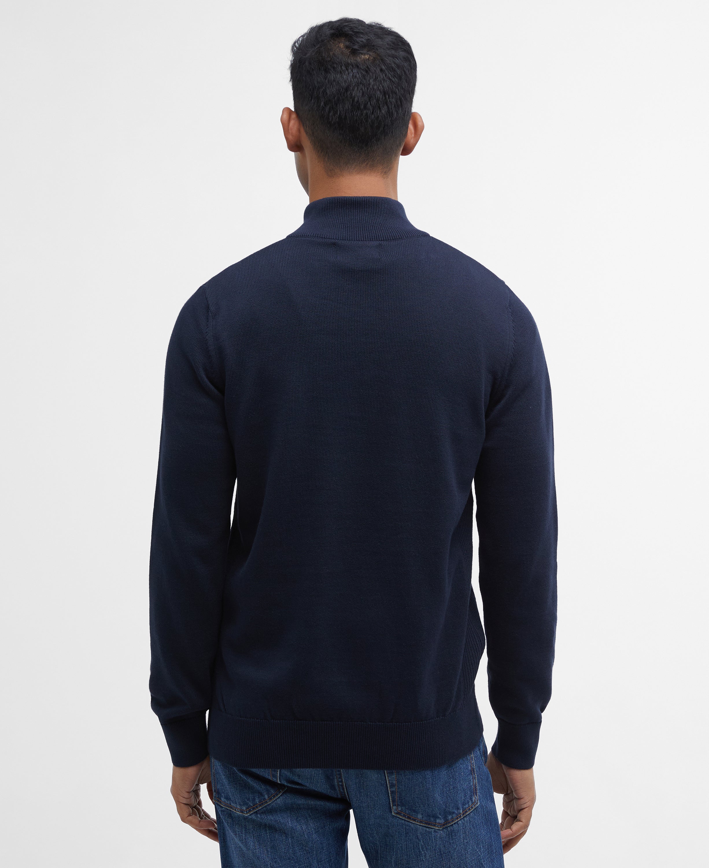 Barbour Cotton Half Zip Knitted Jumper
