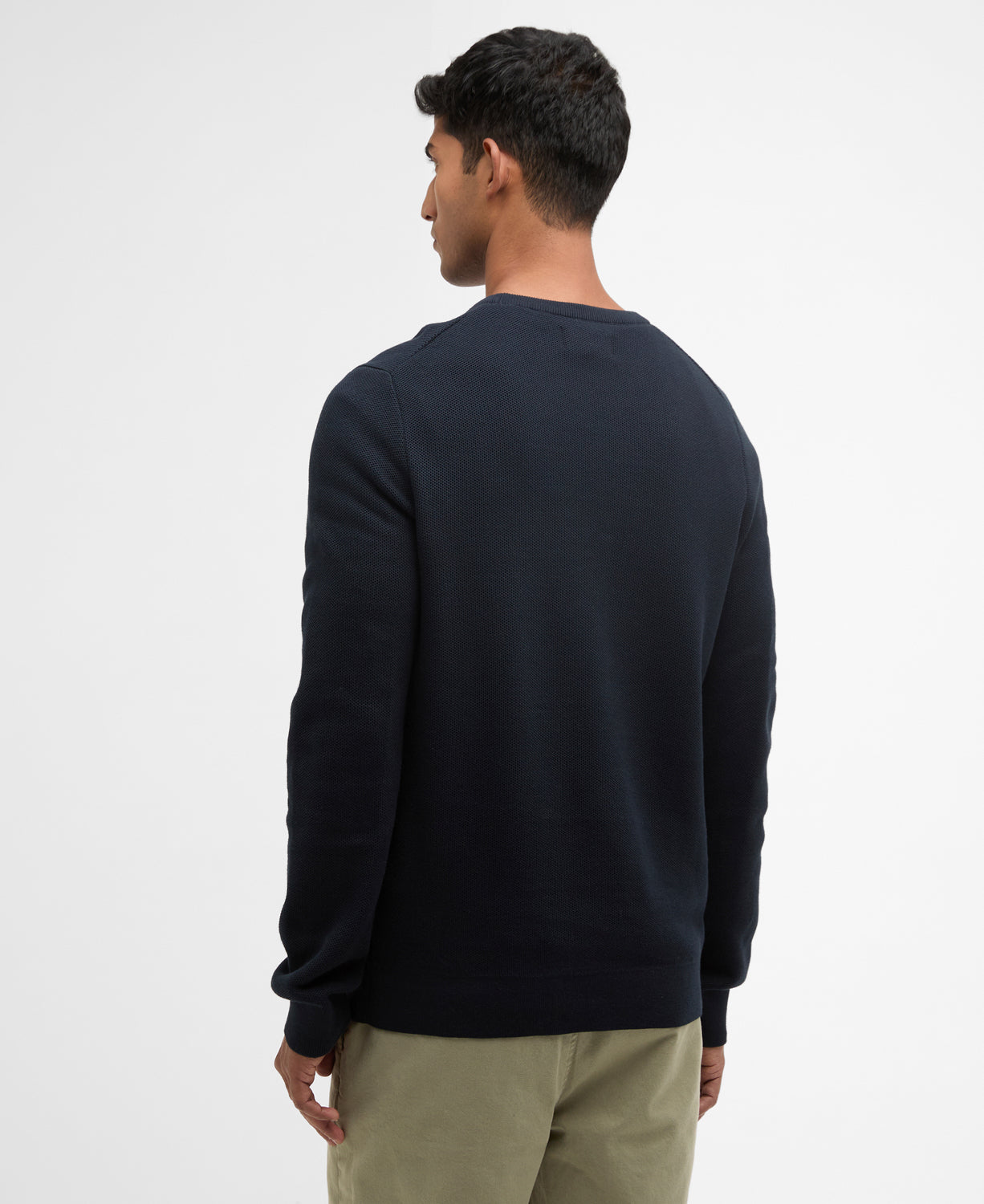 Barbour Essential Honeycomb Crew Neck Sweater