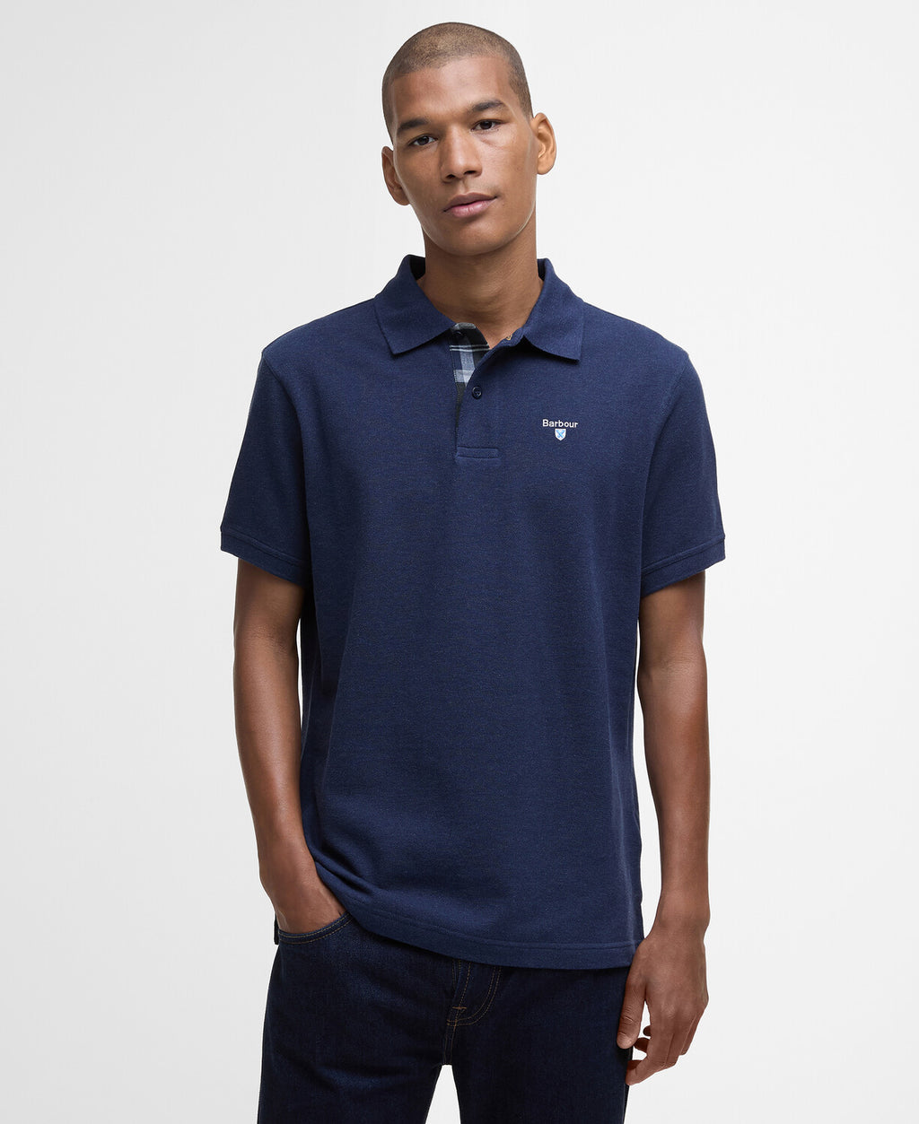 Barbour Tartan Pique Polo Shirt