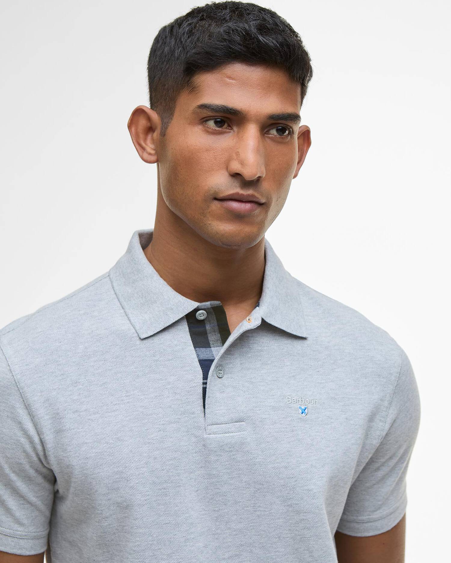 Barbour Tartan Pique Polo Shirt