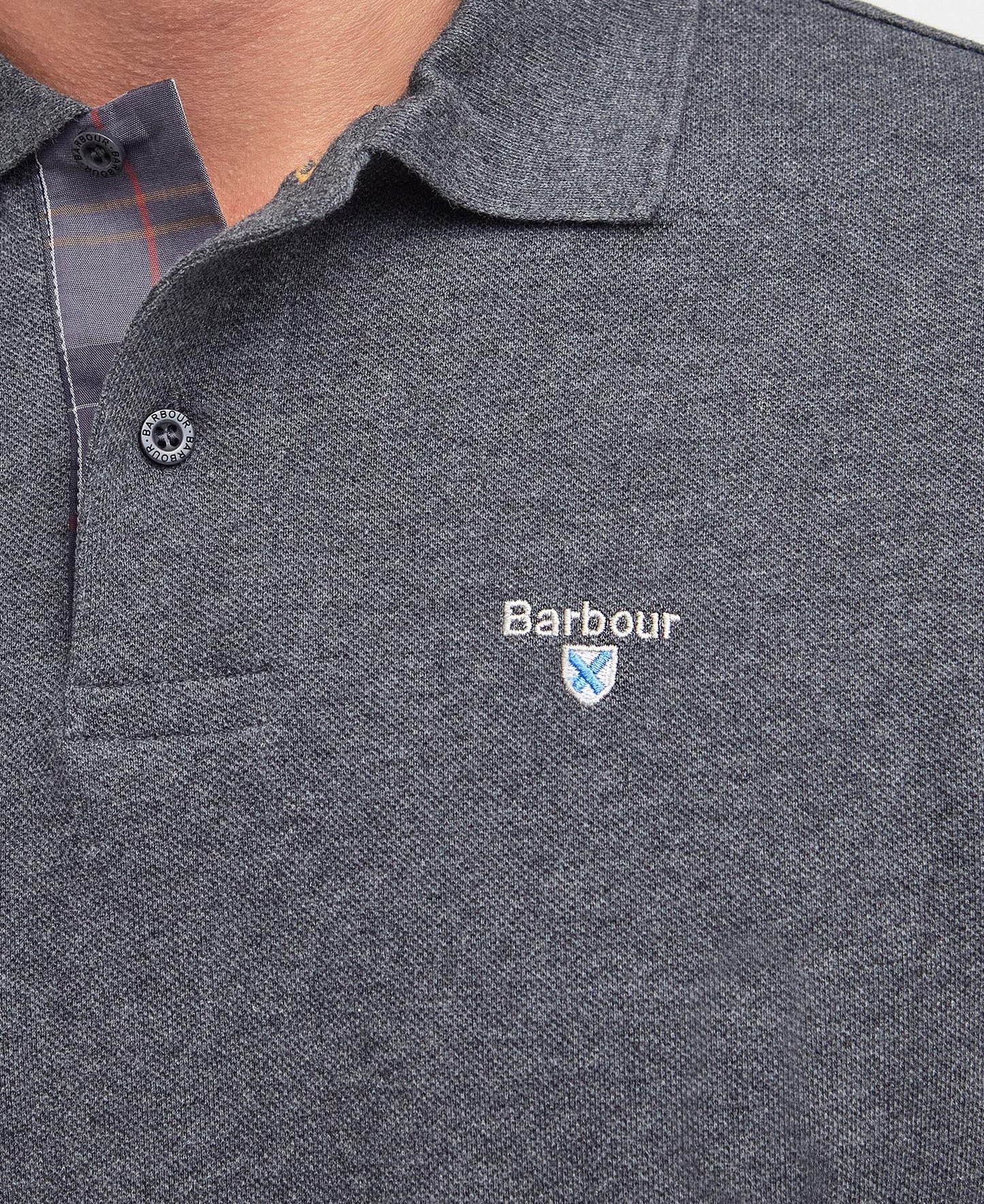 Barbour Tartan Pique Polo Shirt