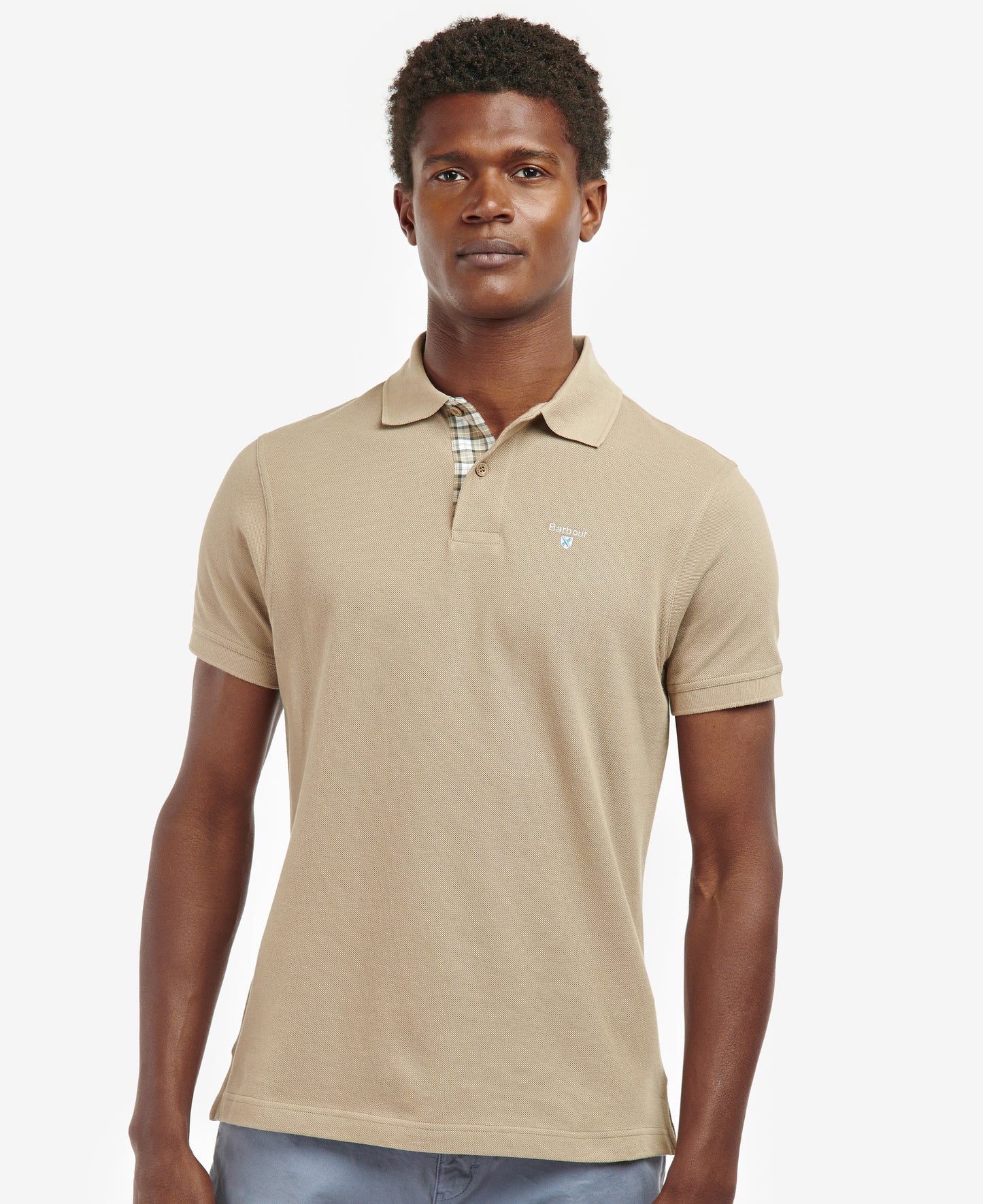 Barbour Tartan Pique Polo Shirt